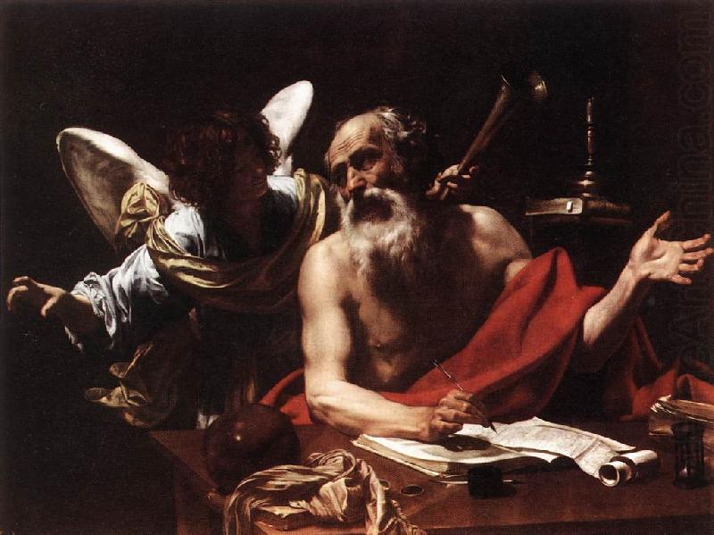 Simon Vouet St Jerome and the Angel china oil painting image